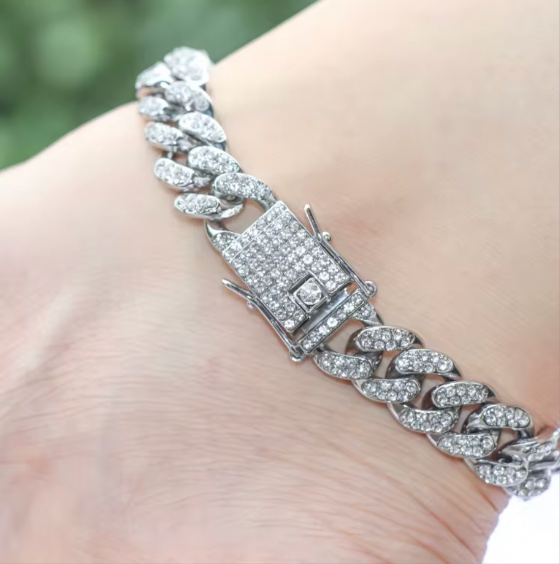 9' Silver Pynkbox Anklet