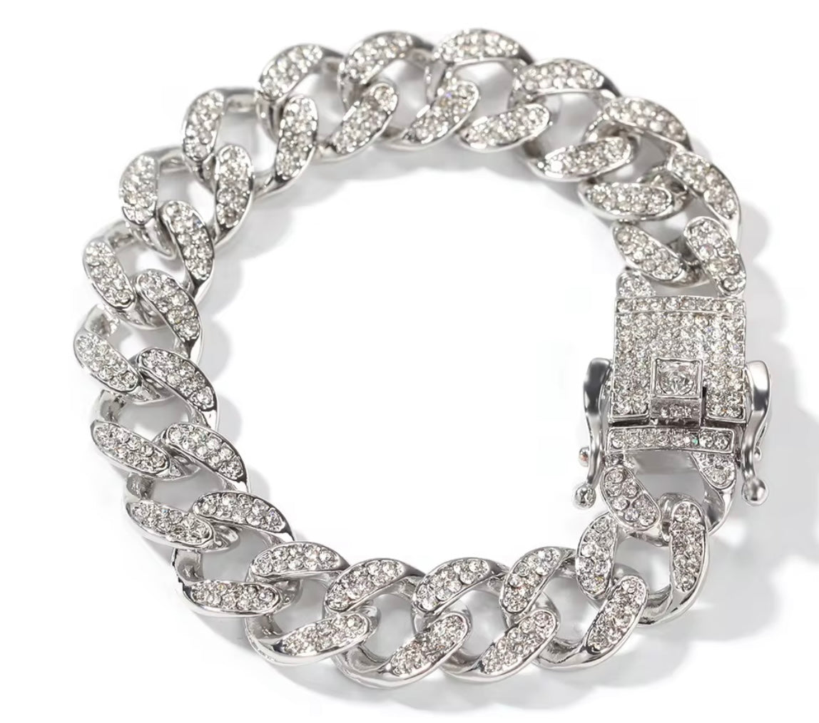 9' Silver Pynkbox Anklet